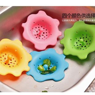 Portable silicone floor drain bathroom floor drain hair hair filter sewer drain sink floor drain cover