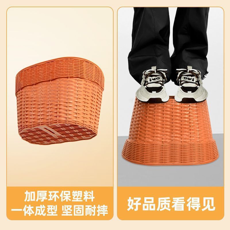 电动车后置车筐电动摩托车后尾挂篮置物车篓后用靠背菜篮子|undefined