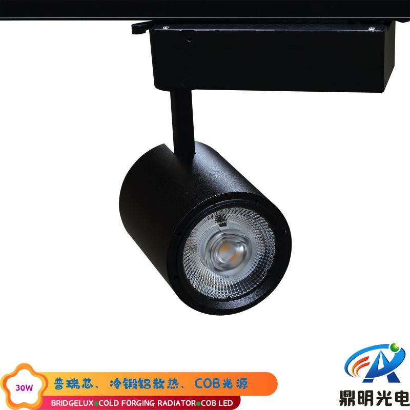30W supermarket shopping mall lighting cold forged aluminum COB integrated LED Track light Track light Track Spot Lamp 30W supermarket shopping mall lighting cold forged aluminum COB integrated LED Track light Track light Track Spot Lamp