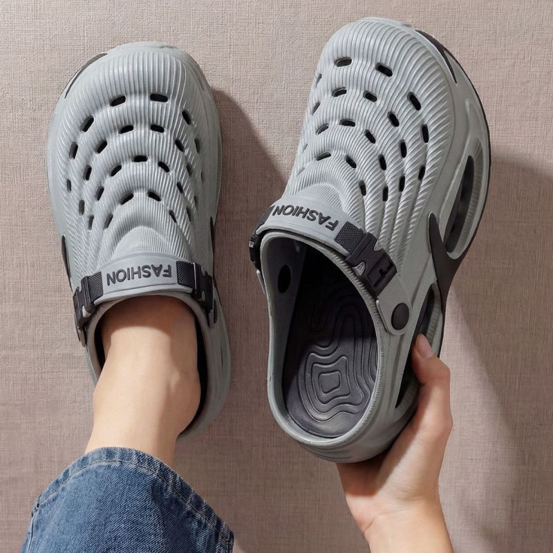 Dongdong zapatos para hombre 2026 verano nuevo tipo de sandallas deportivas de playa antideslizante antiolor desgaste zapatillas para hombre