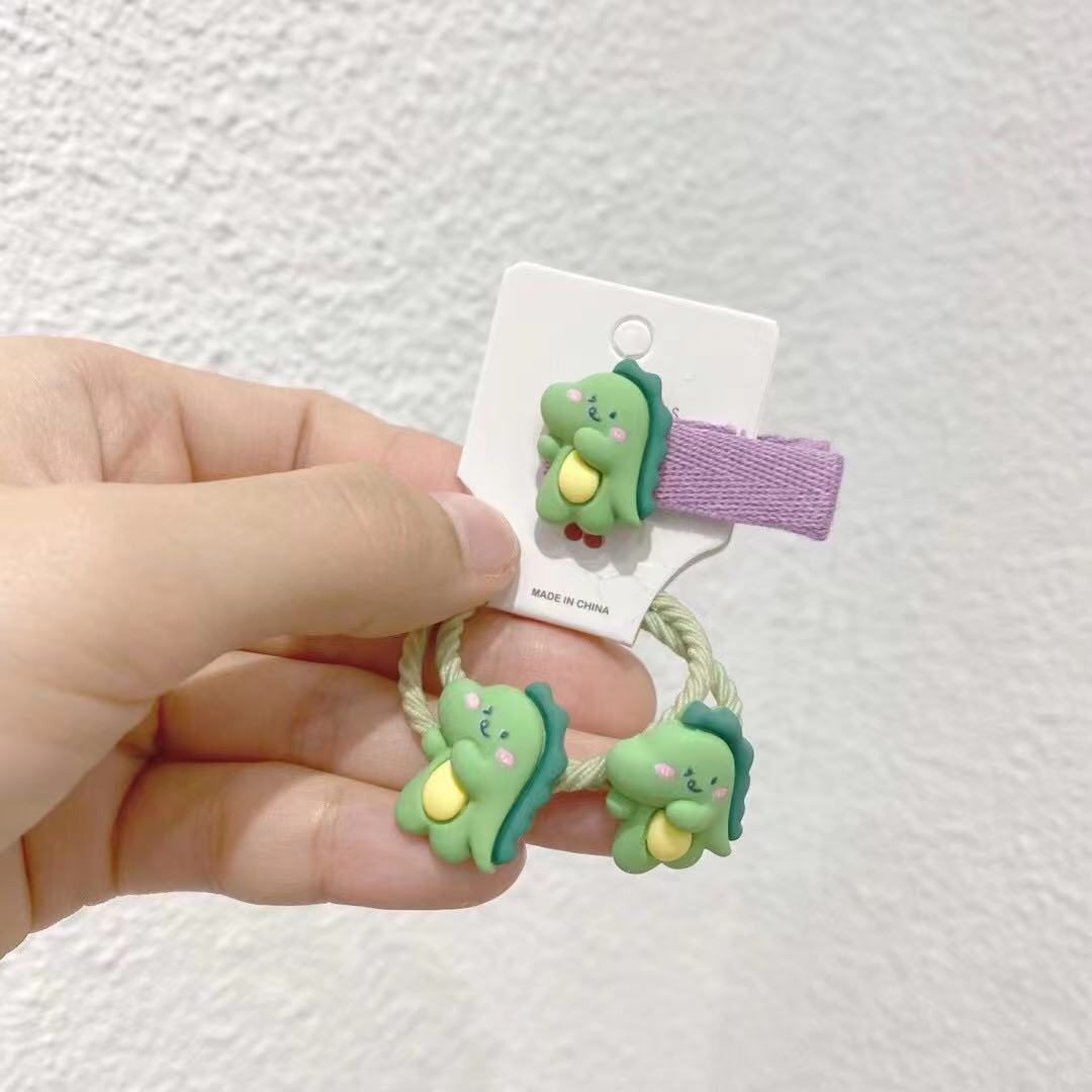 Lindo pequeño animal horquilla coreano ins Internet celebridad bebé horquilla pequeña banda de pelo no duele el pelo pequeño banda de goma flequillos clip