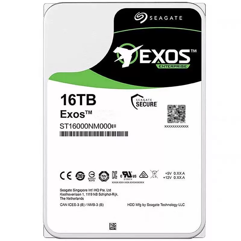 Корпоративный HDD (Seagate Exos) ST‑серия, гелиевый, 3–18 ТБ, корпоративного класса, 3‑гарантия
