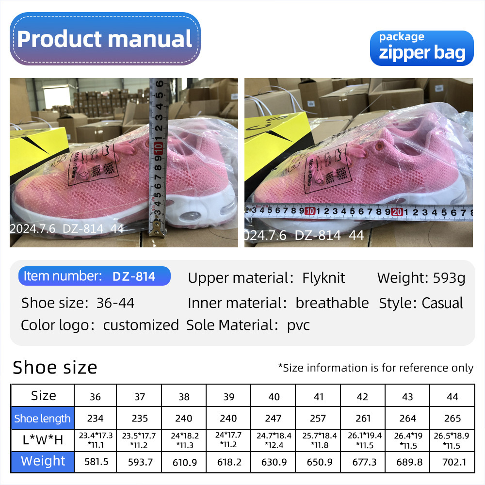 Zapatillas deportivas de primavera para mujer, talla grande, con amortiguación de aire, zapatillas bajas con cordones, zapatillas de malla transpirable, talla 44