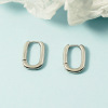 Retro small design fashionable earrings, trend of season, internet celebrity, European style