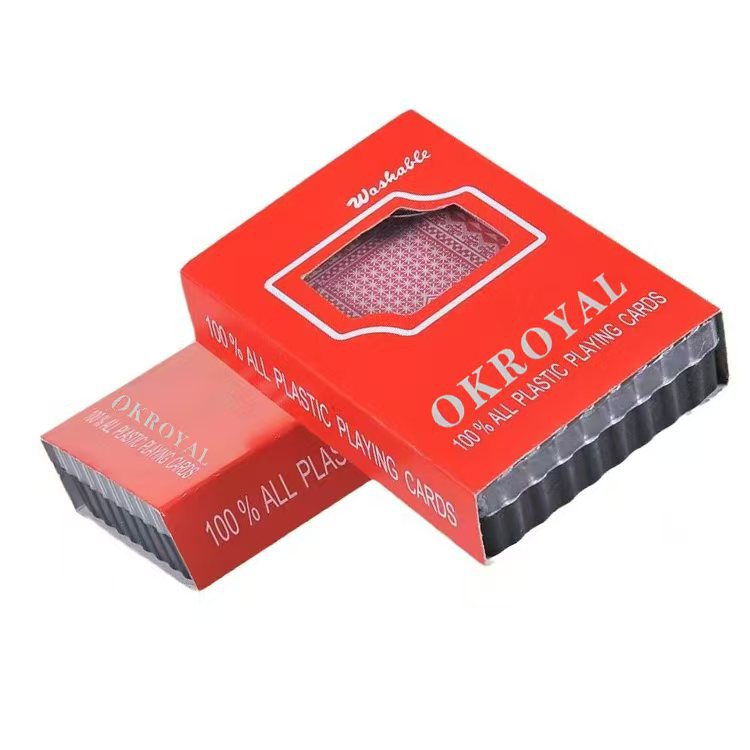 Al por mayor transfronterizo nuevo OKROYAL sequinilla de plástico PVC bicolor 30 filamento suave a prueba de agua y desgaste tarjetas de juego image 3