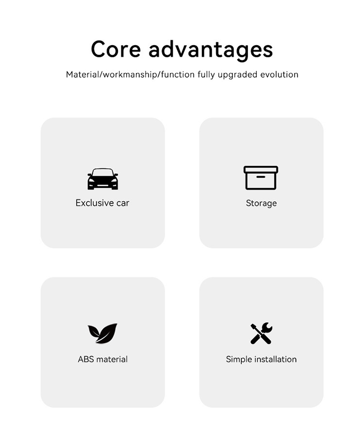 Suitable for 25 Subaru Forester Armrest Boxes, Hidden Storage Boxes, Storage and Storage Car Supplies Modification Accessories