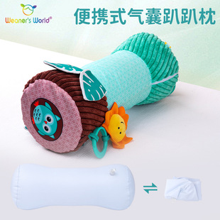 Newborn Inflatable Crawling Mat Baby Sleep Soothing Pillow Infant Head-Up Training Pillow Tummy Pillow Training Mat
