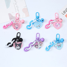 亚克力三丽鸥爱心钥匙扣挂件创意可爱书包挂饰库洛米大耳狗钥匙链