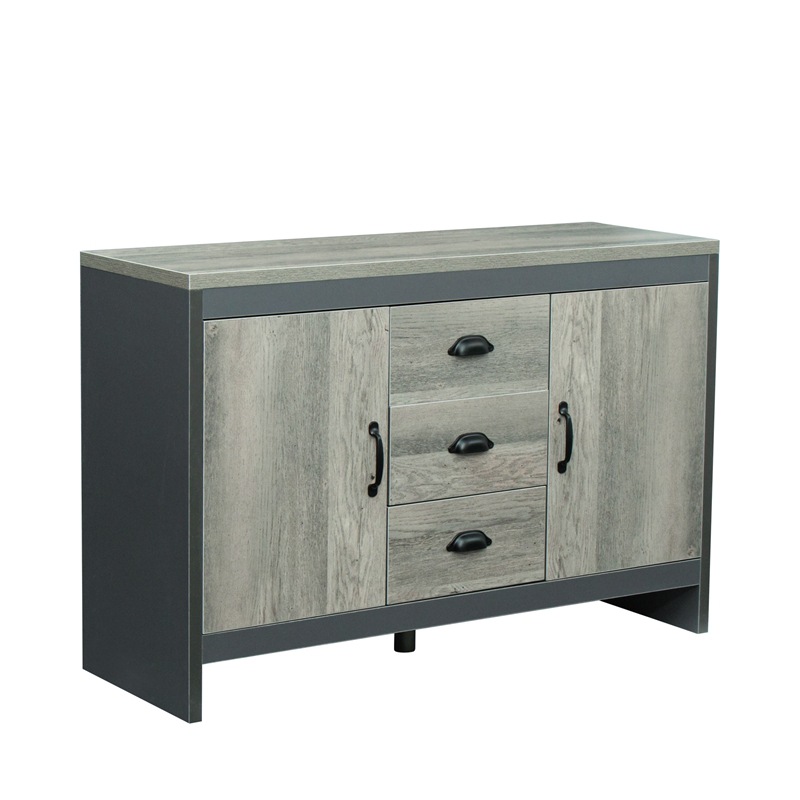 Armario de entrada de madera cocina vajilla gabinete de almacenamiento salón sofá gabinete lateral retro dormitorio gabinete de piso