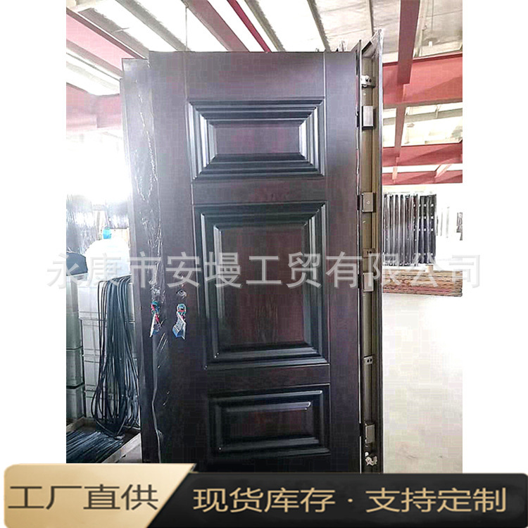Manufacturer Wholesale Anti-Theft Iron Door Rental House Entry Steel Indoor Room Door Export to Africa