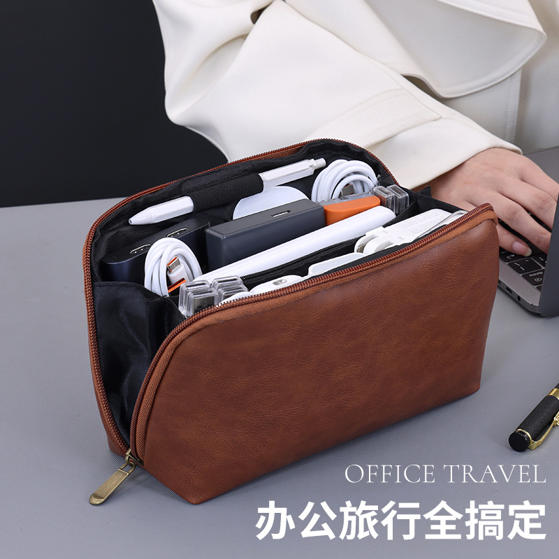 Cross-Border Commuting Digital Cosmetics Bag Travel Portable Data Cable Charger U Disk Hard Disk Digital Product Cosmetics Bag
