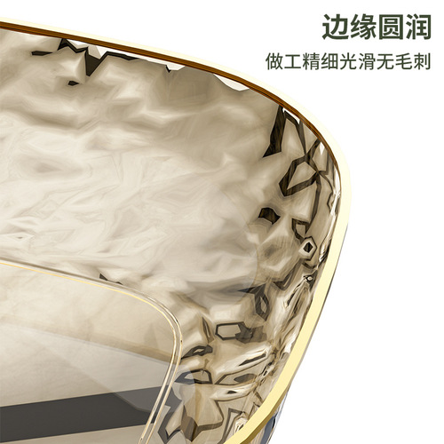 New trendy fruit tray living room home coffee table snack display tray fruit bowl luxury high-end fruit basket