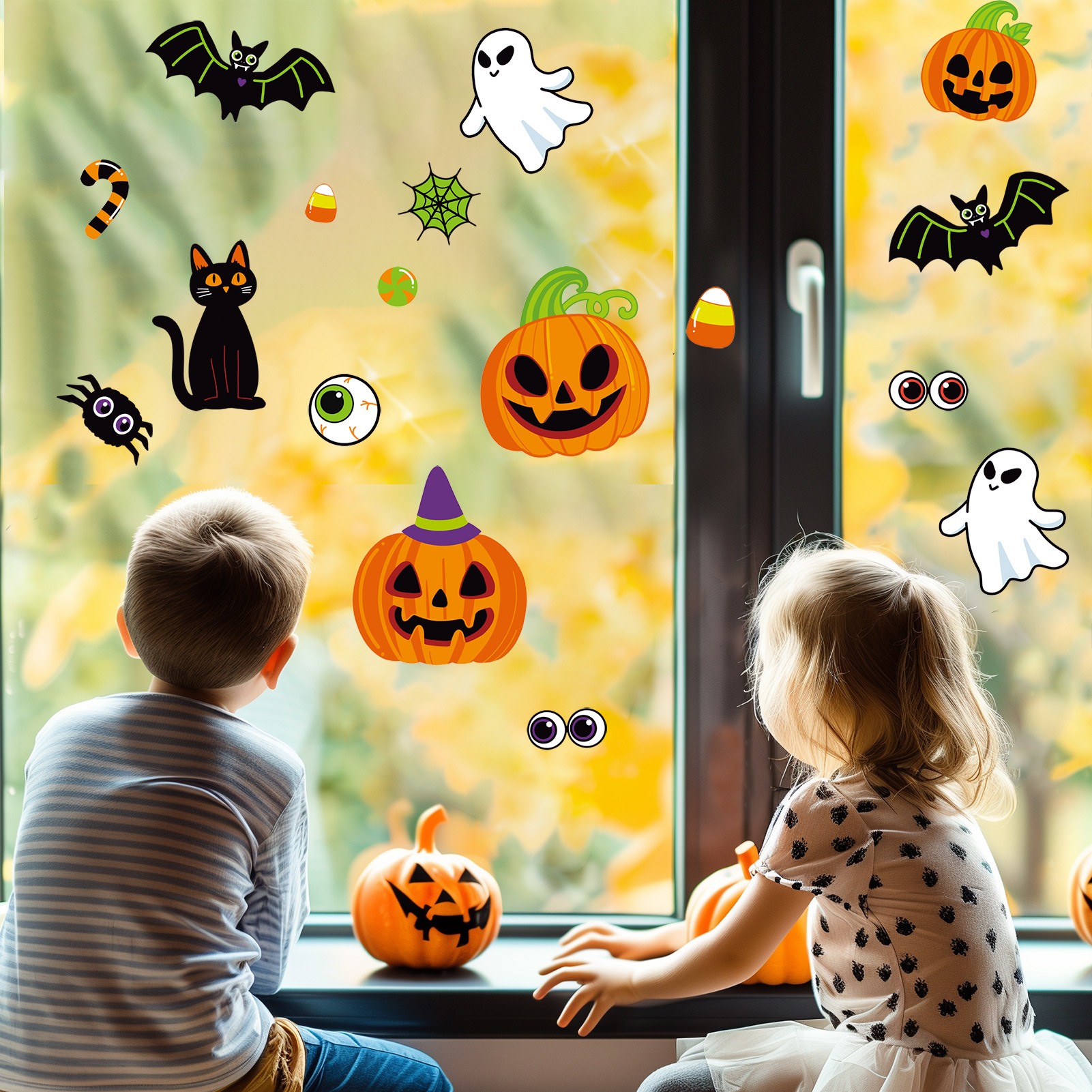 Animal, Pumpkin, ghost Pattern Simple Style Style Halloween Simple Style Animal Pumpkin Ghost PVC Halloween