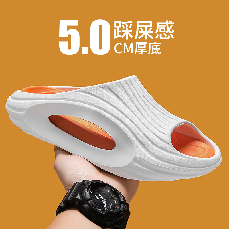 Eva High-Elasticity 2026 Trendy Sports Couple's Versatile Non-Slip Men's Slippers with Soft Sole Functional Sandals