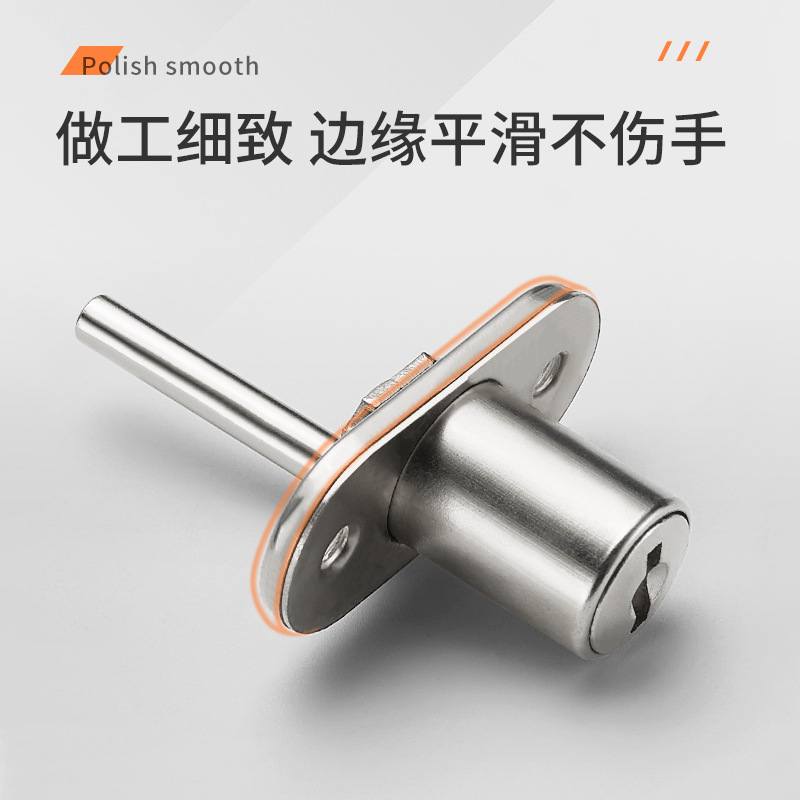 Cerradura del gabinete del escritorio cerradura de la puerta del gabinete del archivo del hogar muebles alargados armario mesita de noche tres enclavamiento cerradura del cajón