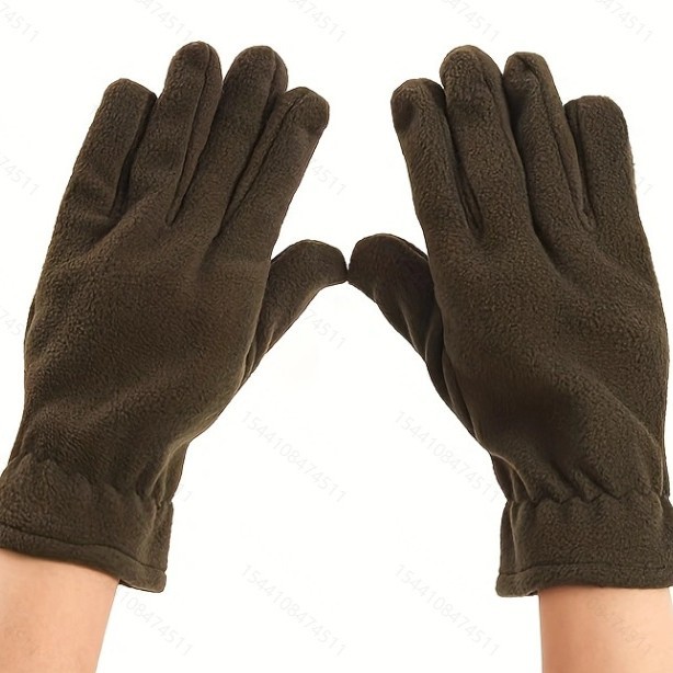 Hombres y mujeres clásicos ciclismo al aire libre montañismo vellón polar de alta calidad a prueba de frío productos calientes transfronterizos guantes cálidos y resistentes al desgaste