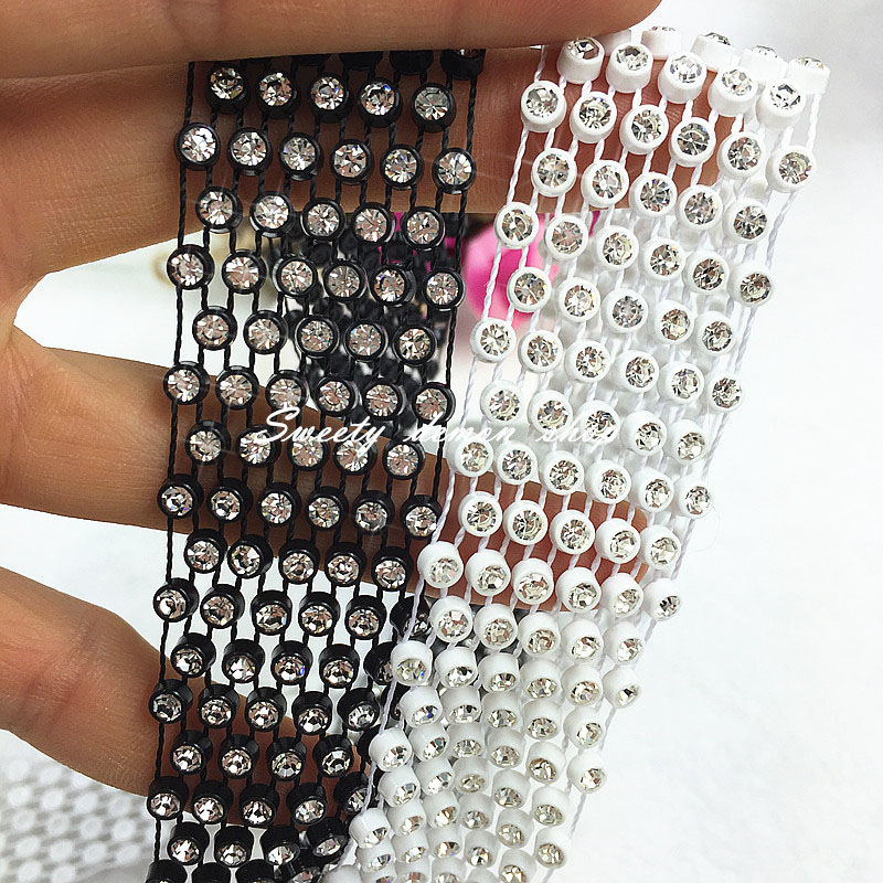 Factory Direct sales 5+6 row drill row Diamond rhinestone website Diamond diamond chain diy clothing decorative chain Factory Direct sales 5+6 row drill row Diamond rhinestone website Diamond diamond chain diy clothing decorative chain