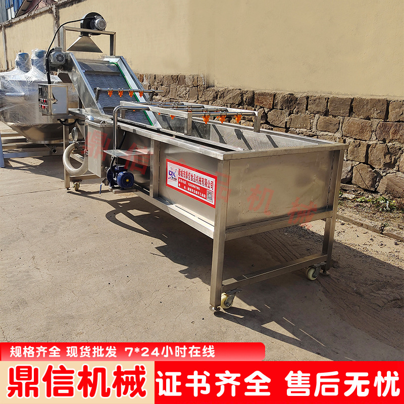 야채 가공 라인, 과일 및 야채 스프레이 세척 장비, 포도 거품 세척기, Dingxin Machinery