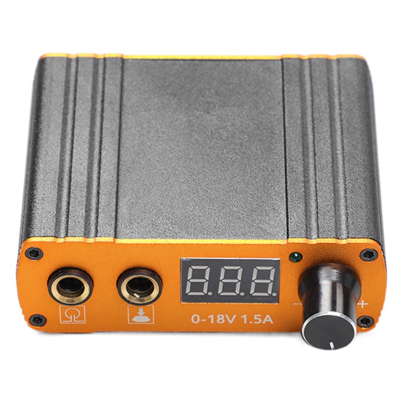 Bordado dragón tatuaje regulador de energía mini LCD tatuaje fuente de alimentación pantalla digital transformador de potencia tatuaje equipo de tatuaje