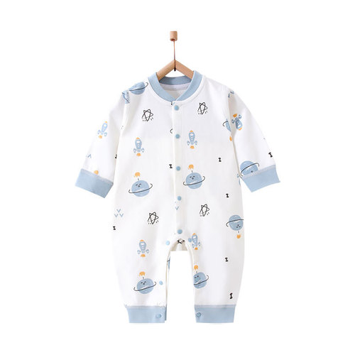 Newborn Category A children baby spring and autumn Anyang infant and children's clothing long-sleeved baby clothes bottoming jumpsuit