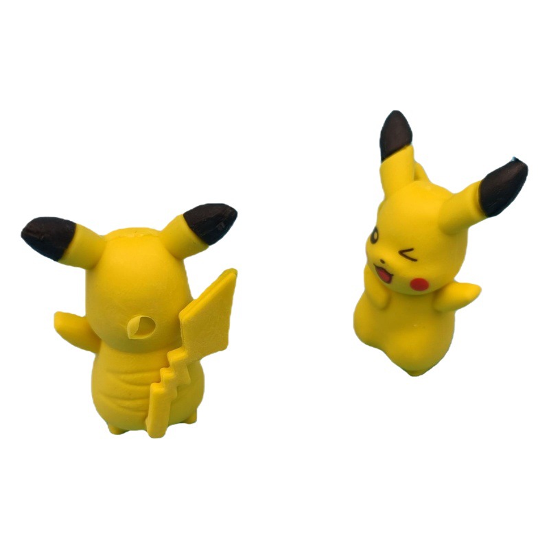 Pikachu borrador tren borrador dibujos animados lindo creativo niños Escuela Primaria niños y niñas