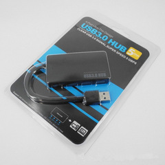 クロスボーダーusb3.0超薄型usb3.0 hub 1分割4ハブ1ポート3.0 + 3ポート2.0高速伝送インターフェース