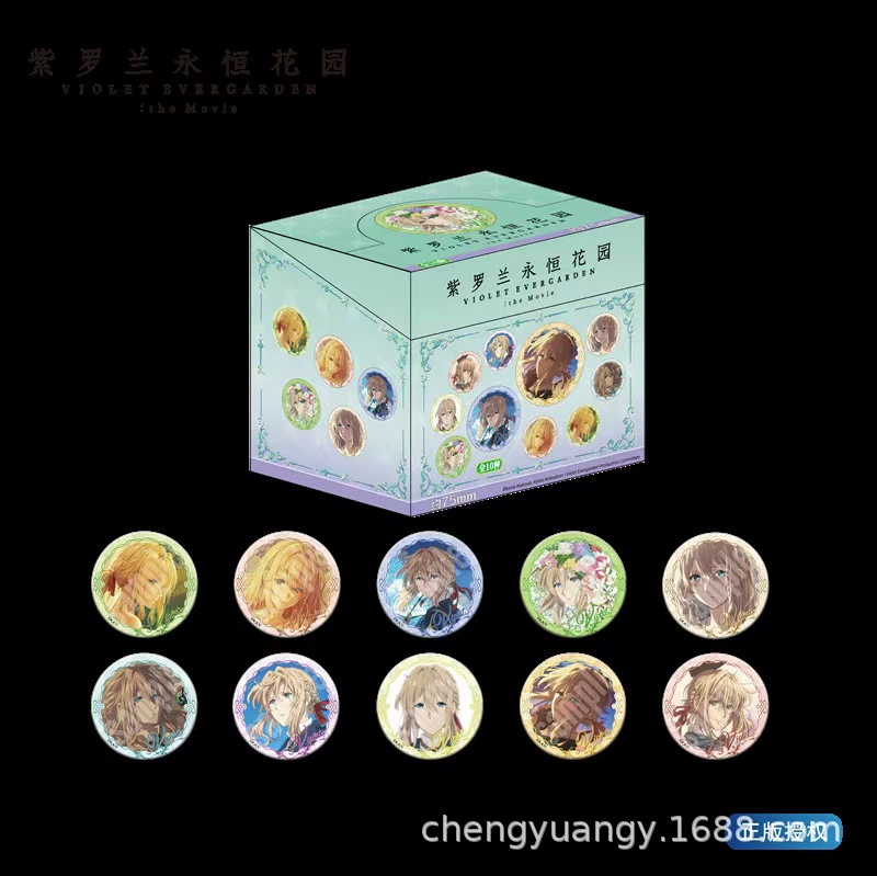 tinplate бейдж (Хацунэ Мику) blind box, коллекционная булавка, одна случайная дизайн, 7 вариантов набора