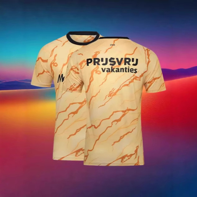 Fresco Feyenoord Local/Tourist Entrenamiento Fútbol T Camisa Niños Adultos Verano Impresión Manga corta