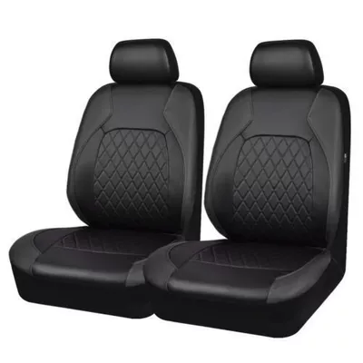 Breathable Seat Cushion, Universal seat cover - black-4-piece-set-with-two-seats-general