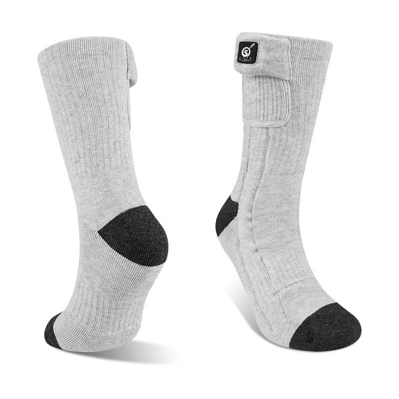 クロスボーダー知能充電発熱靴下三速温度コントロール綿靴下アウトドアスポーツスキー靴下bluetooth電気加熱靴下