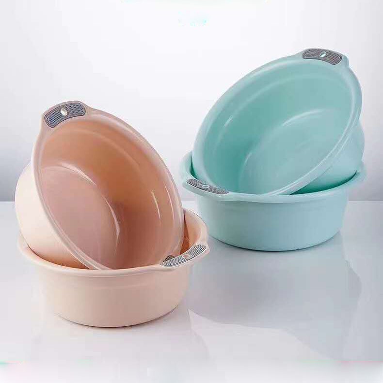 40 Double-eared Basin Plastic Household Laundry Basin Student Basin Advertising Promotion Gift Basin Can Be Printed with logo Washbasin