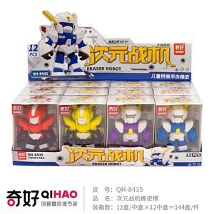 QH - 8434 goma de borrar donut estilo de dibujos animados desmontable montaje limpio limpio