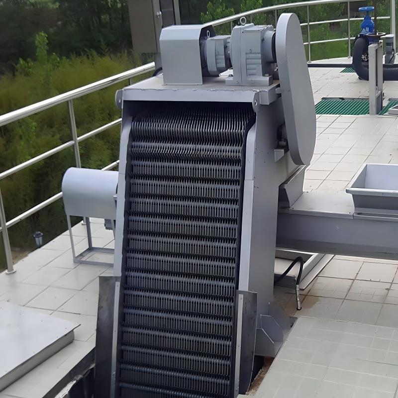 机械格栅除污机 不锈钢自动机械格栅 回转齿耙细格栅污水打捞机