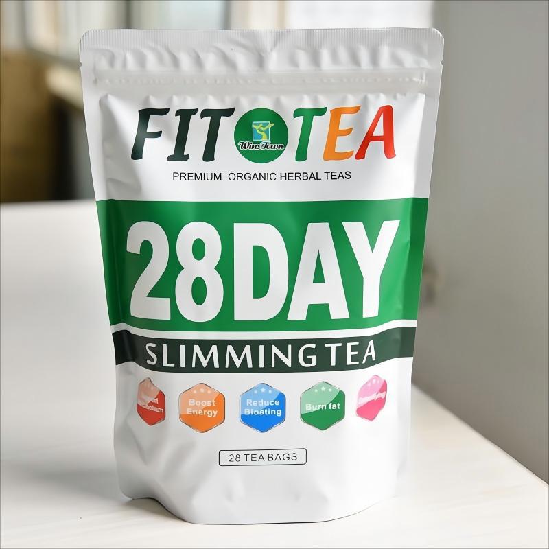 28 days slimming tea detox万松堂出口茶叶代用茶流脂茶源头工厂