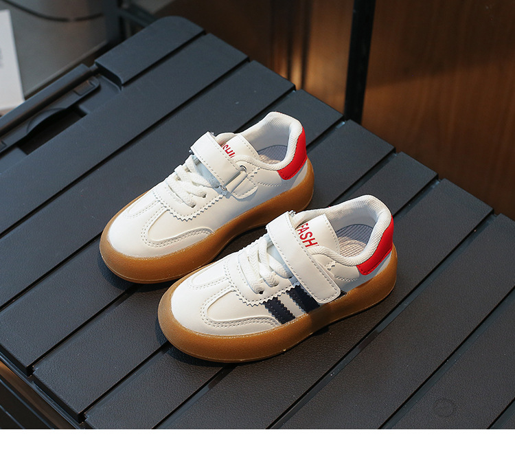 Children's Forrest Gump Shoes 2023 Autumn and Winter New Girls' Waffle Shoes Campus Boys' Moral Training Shoes_voghion.com