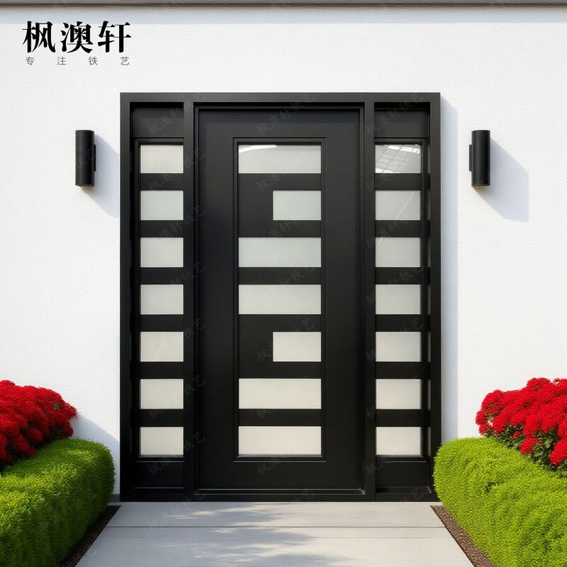 Source Manufacturer Supplies Vintage Villa Doors, Hollow Glass Doors, Wrought Iron Doors, Courtyard European-Style Export Swing Doors