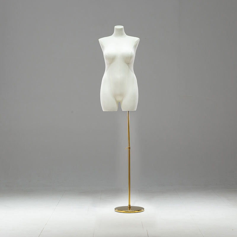 Maniquí Femenino de Talla Grande de Busto de Madera para Escaparate