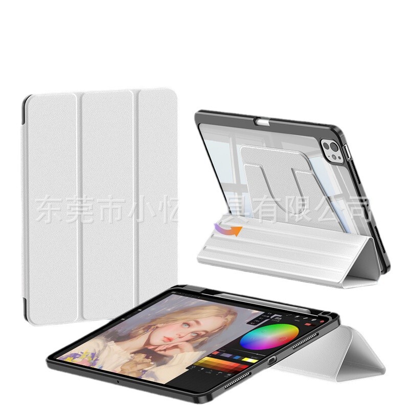 Wholesale White Embryo Material Suitable for iPad Air654 Protective Case 10.2 Rotating 70% off Pro11 Protective Case 9.7 Belt