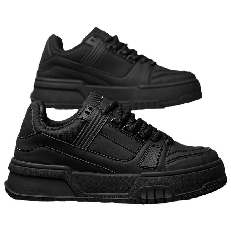 Casual for men's spring new bread sh, fashionable and versatile, lightweight, thick soled casual high-heeled board_voghion.com