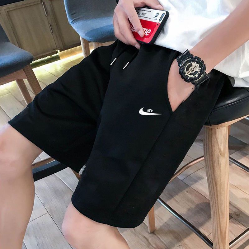 Cross-border Trade Shorts Men's Summer Five-point Pants Thin Pants Casual Sports Loose Beach Pants Trendy Ins Big Pants