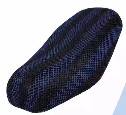 Funda para asiento de motocicleta, funda para asiento transpirable con aislamiento térmico para vehículos eléctricos, funda de malla tridimensional en forma de panal, funda para asiento de vehículo con batería para las cuatro estaciones
