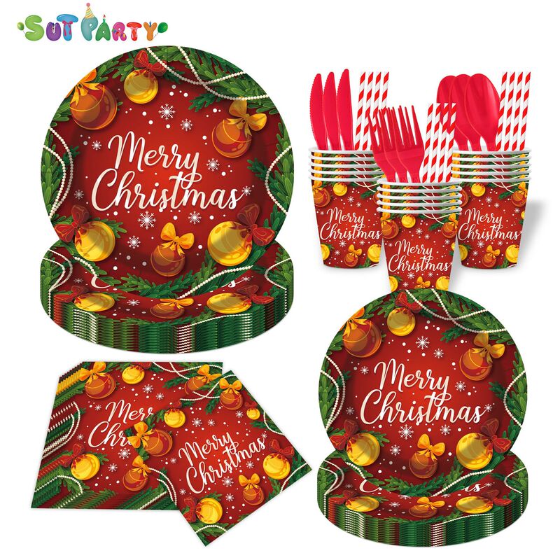 Cross-Border Christmas Bell-Themed Birthday Party Set Decoration Disposable Paper Plates, Paper Cups, Paper Napkins, Tableware Cross-Border Christmas Bell-Themed Birthday Party Set Decoration Disposable Paper Plates, Paper Cups, Paper Napkins, Tableware