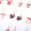 Accessory, Christmas earrings, European style, wholesale