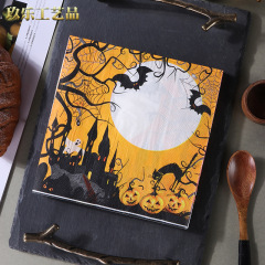 Wholesale manufacturer of creative Halloween party paper towels, wood pulp colored printed napkins