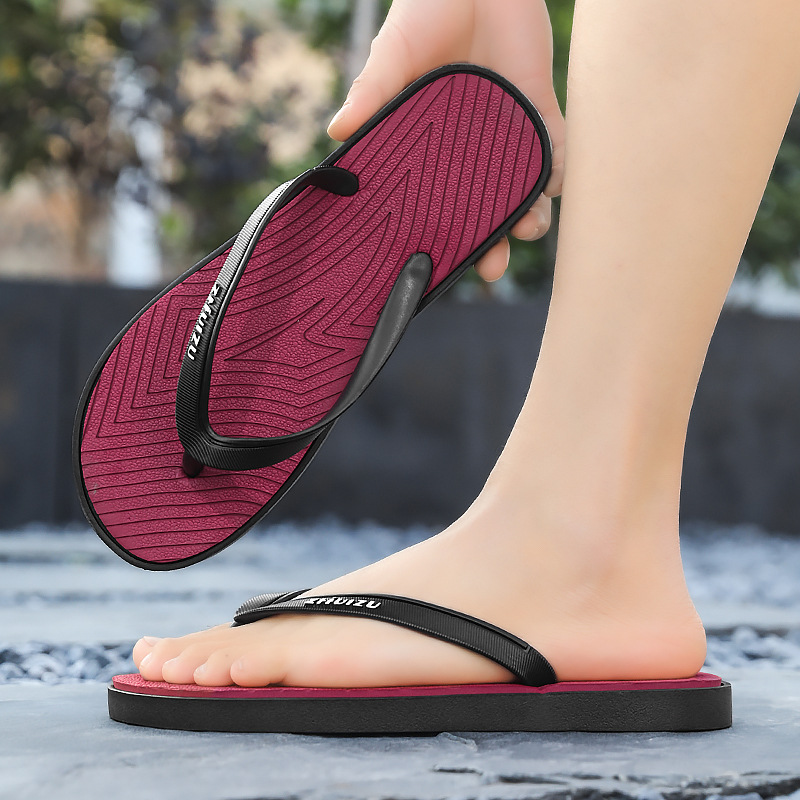 2025 nuevas chanclas para hombre verano antideslizantes sandalias al aire libre chanclas zapatos casuales de playa Vietnam Tailandia