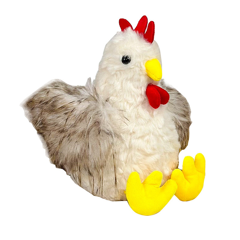 Simulación de muñecas de pollo viejo almohada muñeca cojín de gallo grande muñeca parodia muñeca creativa juguete de peluche regalo de cumpleaños