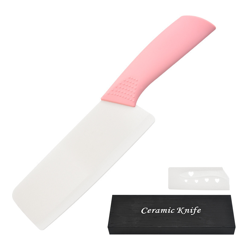 Cuchillo de cerámica en caja de tres colores cuchillo de cocina cuchillo de corte de carne cuchillo de cocina caja de regalo