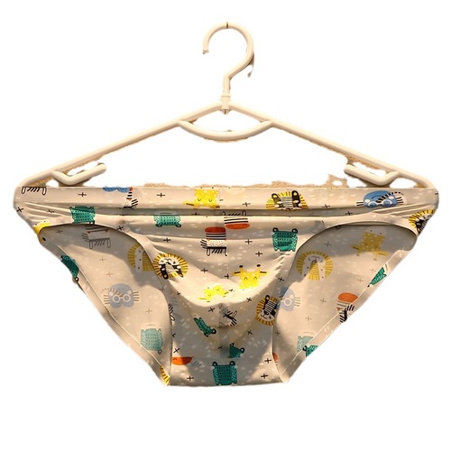 Men's Ice Silk Underwear Seamless New Briefs Youth Breathable Cartoon Comics Sexy Thin Boys Shorts