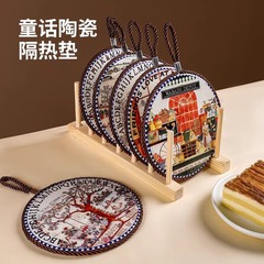 陶磁器の断熱マット家庭用の耐高温防止コルクマットの滑り止めマットのレトロなヨーロッパ式コースターのテーブルマットのテーブルマット