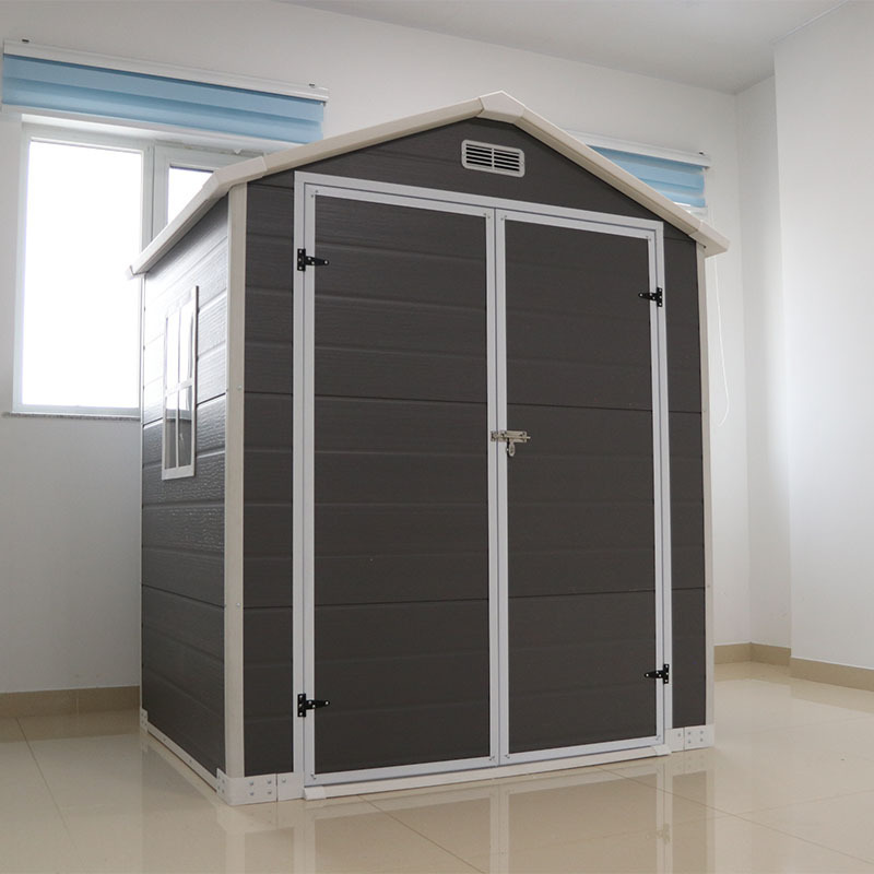 Jardín al aire libre sala de herramientas de plástico almacén móvil misceláneo simple casa de almacenamiento transfronteriza plantación a prueba de agua